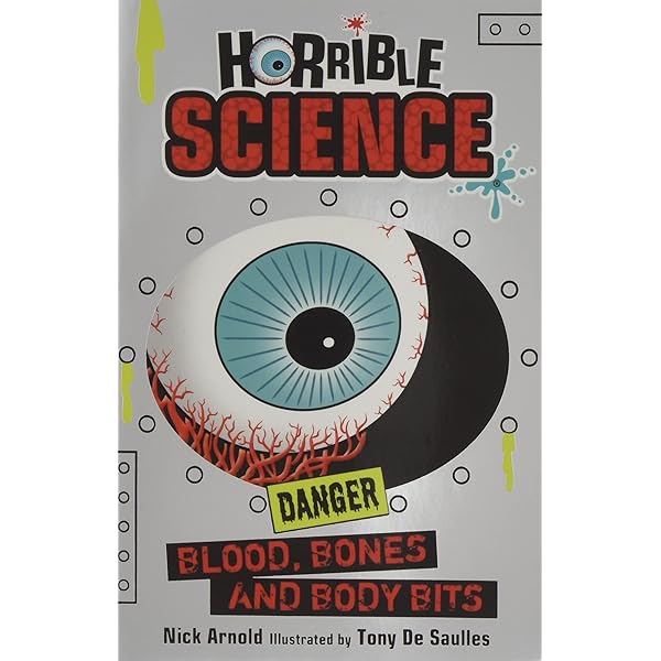 Horrible Science 6 Books Collection Set By Nick Arnold(Blood